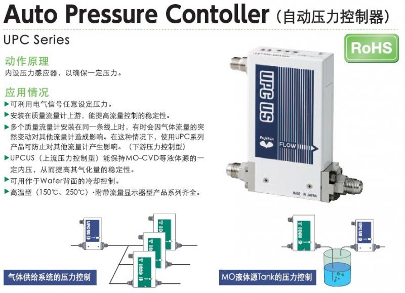 FUJIKIN流量计自动压力控制器